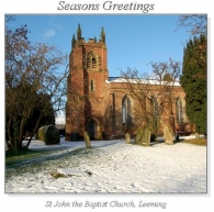 St John the Baptist Church, Leeming Christmas Square Cards