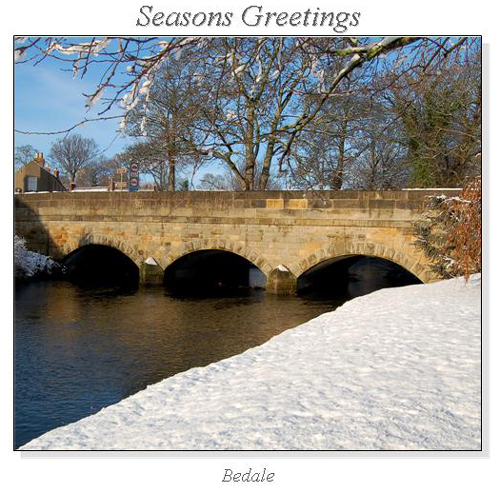 Bedale Christmas Square Cards
