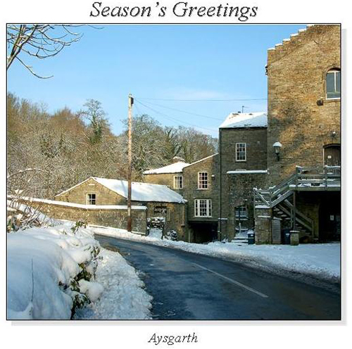 Aysgarth Christmas Square Cards