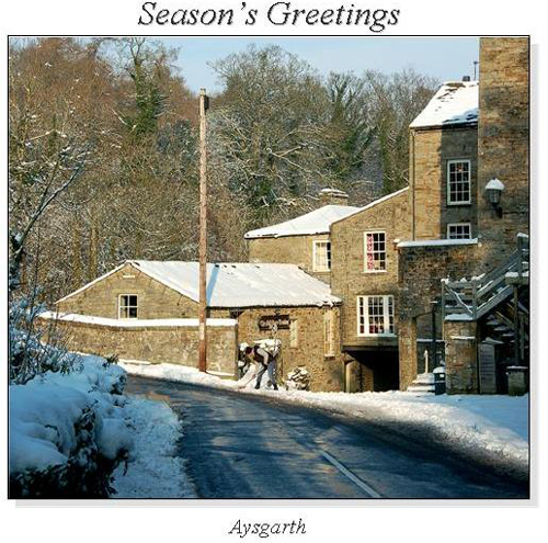Aysgarth Christmas Square Cards