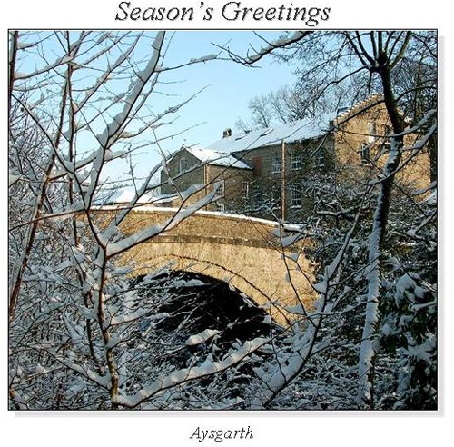 Aysgarth Christmas Square Cards