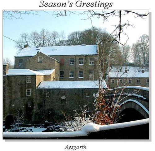 Aysgarth Christmas Square Cards