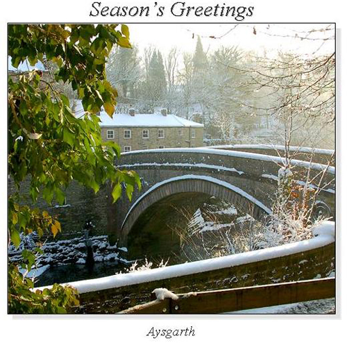Aysgarth Christmas Square Cards