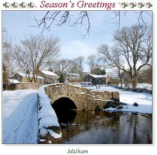 Malham Christmas Square Cards