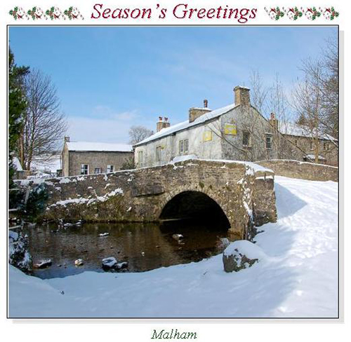 Malham Christmas Square Cards