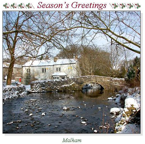 Malham Christmas Square Cards