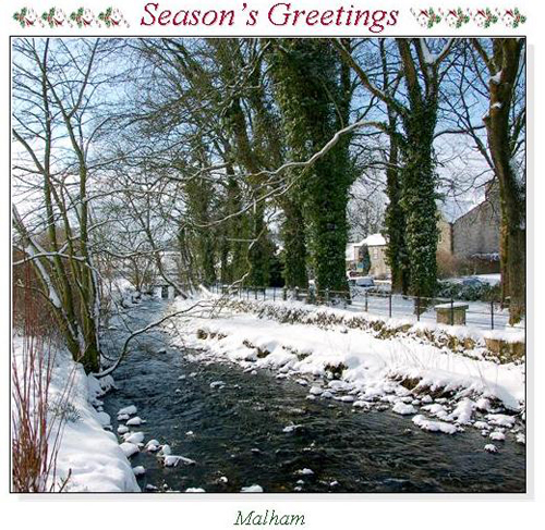 Malham Christmas Square Cards