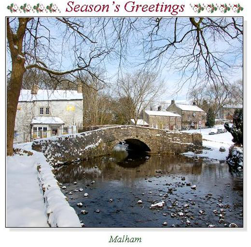 Malham Christmas Square Cards
