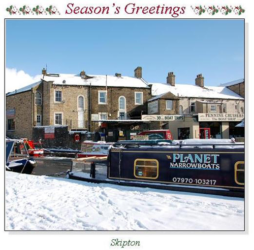 Skipton Christmas Square Cards