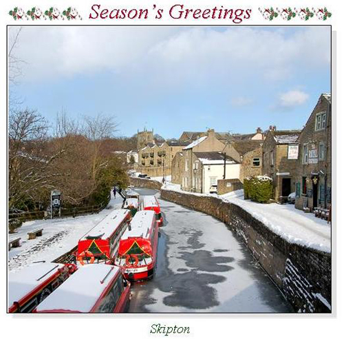 Skipton Christmas Square Cards