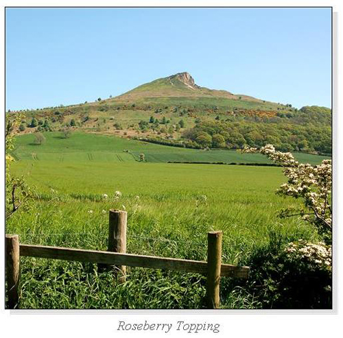 Roseberry Topping Square Cards