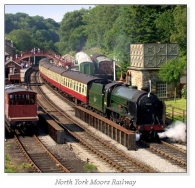 North York Moors Railway Square Cards