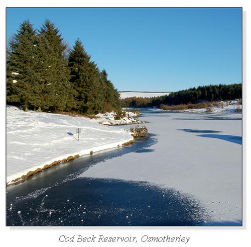 Cod Beck Reservoir, Osmotherley Square Cards