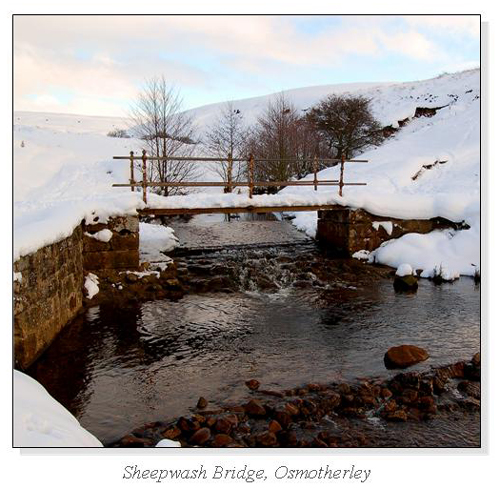 Sheepwash Bridge, Osmotherley Square Cards