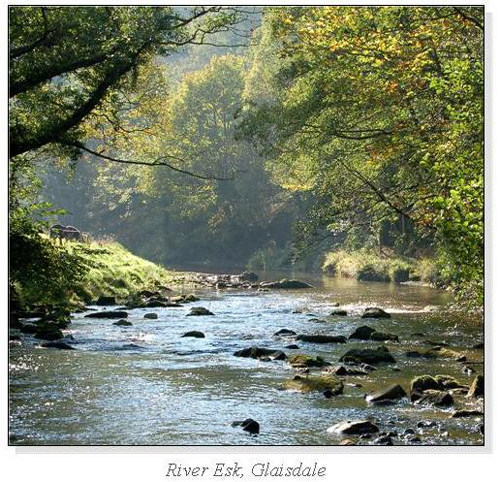 River Esk, Glaisdale Square Cards
