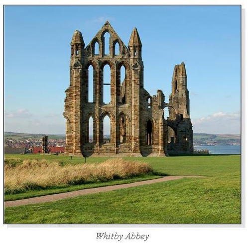 Whitby Abbey Square Cards