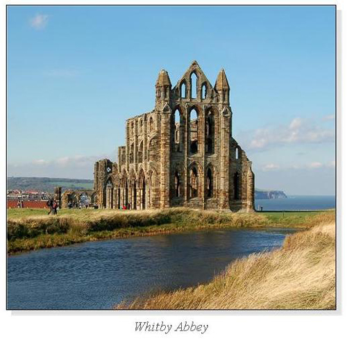 Whitby Abbey Square Cards