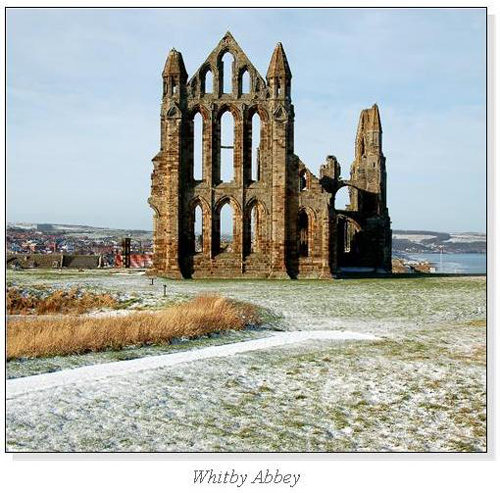 Whitby Abbey Square Cards