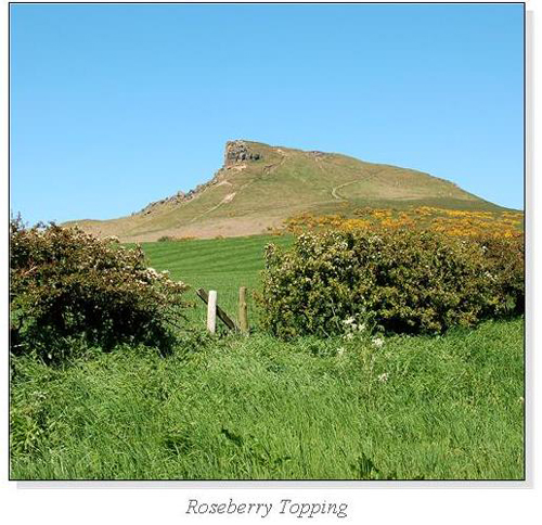Roseberry Topping Square Cards