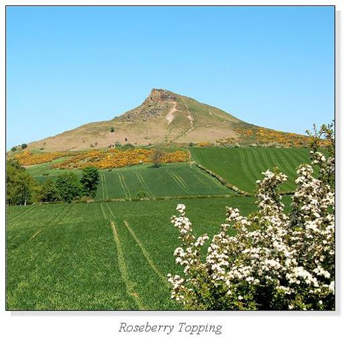 Roseberry Topping Square Cards