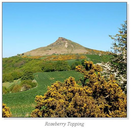 Roseberry Topping Square Cards