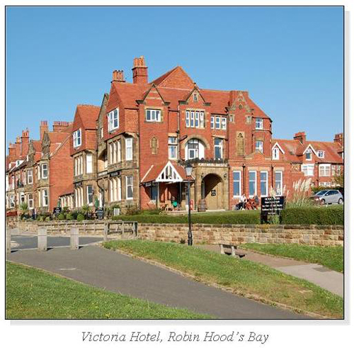 Victoria Hotel, Robin Hood's Bay Square Cards