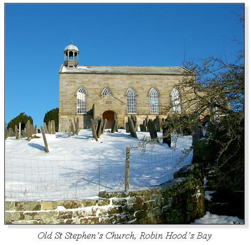 Old St Stephen's Church, Robin Hood's Bay Square Cards
