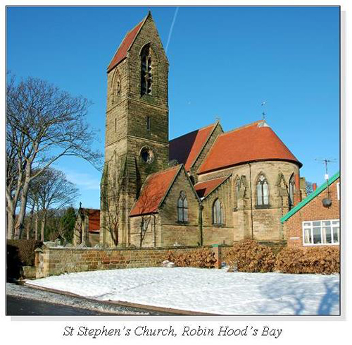 St Stephen's Church, Robin Hood's Bay Square Cards
