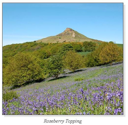 Roseberry Topping Square Cards