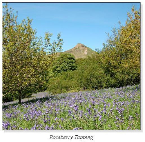 Roseberry Topping Square Cards