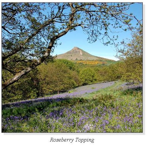 Roseberry Topping Square Cards
