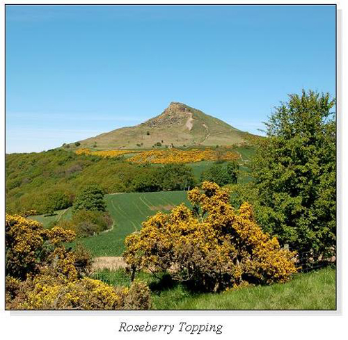 Roseberry Topping Square Cards