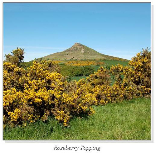 Roseberry Topping Square Cards