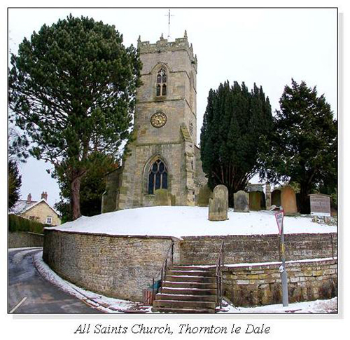 All Saints Church, Thornton le Dale Square Cards