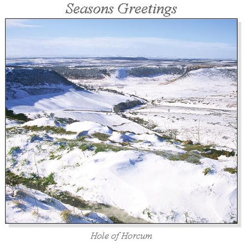 Hole of Horcum Christmas Square Cards