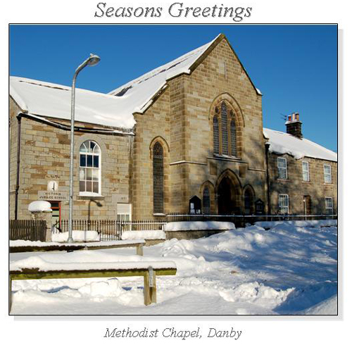 Methodist Chapel, Danby Christmas Square Cards