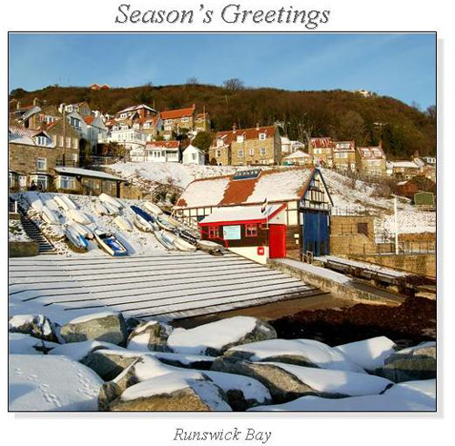 Runswick Bay Christmas Square Cards
