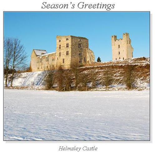 Helmsley Castle Christmas Square Cards