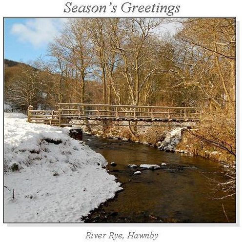 River Rye, Hawnby Christmas Square Cards