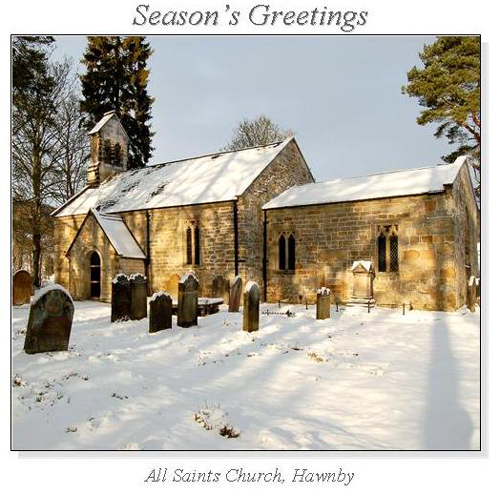 All Saints Church, Hawnby Christmas Square Cards