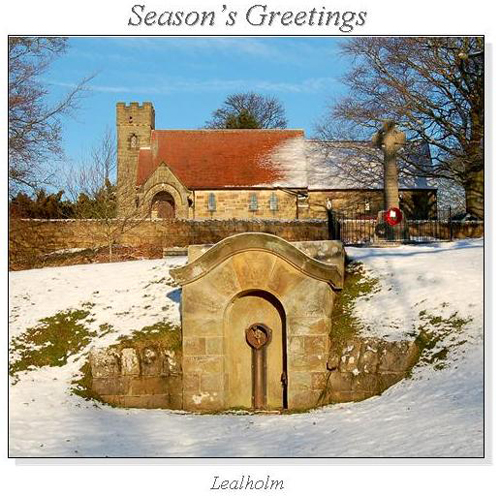 Lealholm Christmas Square Cards