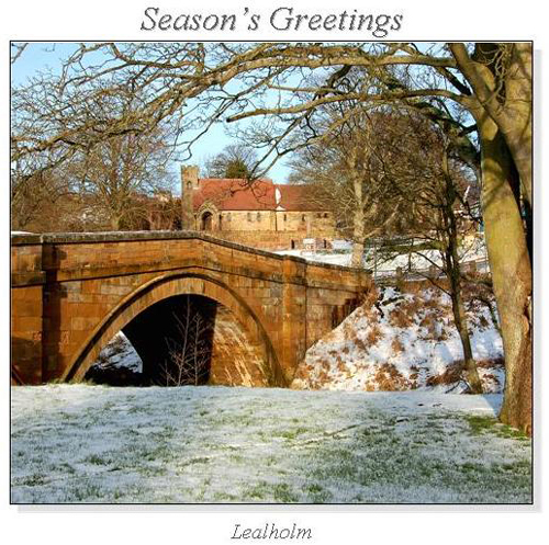 Lealholm Christmas Square Cards