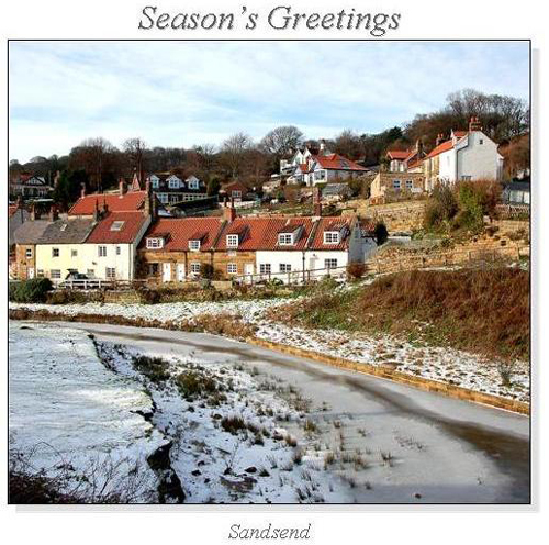 Sandsend Christmas Square Cards