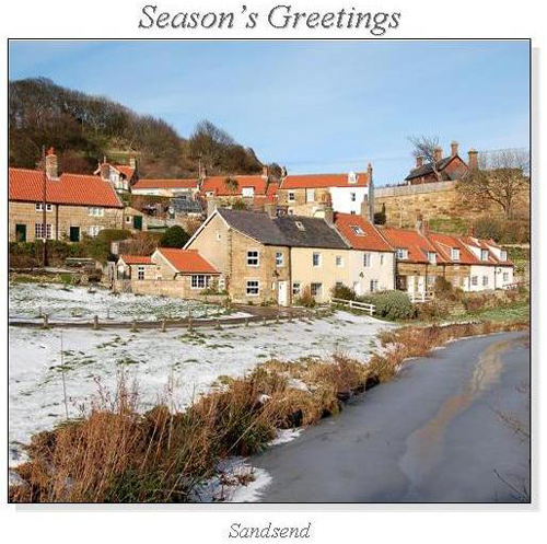 Sandsend Christmas Square Cards