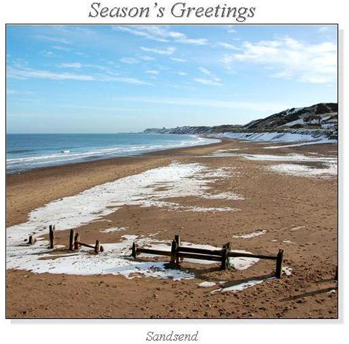 Sandsend Christmas Square Cards