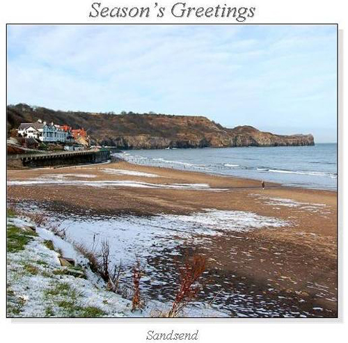 Sandsend Christmas Square Cards
