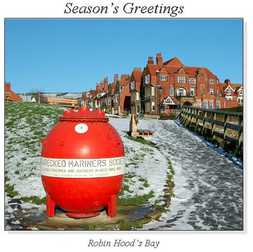 Robin Hood's Bay Christmas Square Cards