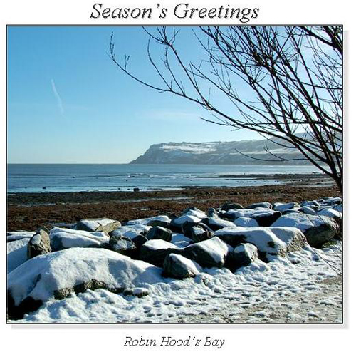 Robin Hood's Bay Christmas Square Cards