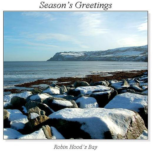 Robin Hood's Bay Christmas Square Cards