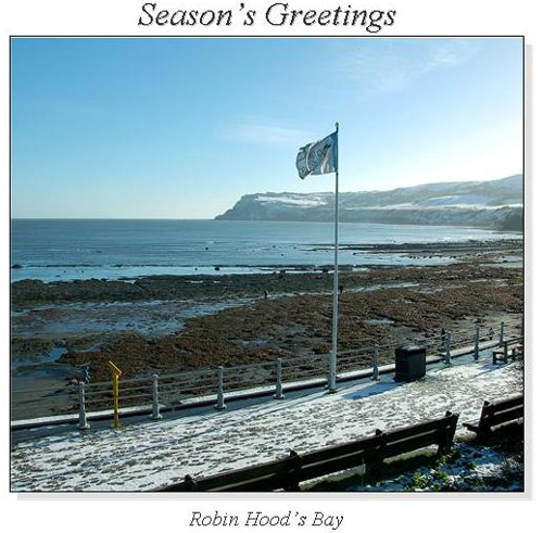 Robin Hood's Bay Christmas Square Cards